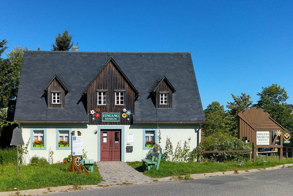 Seiffener Freilichtmuseum Eingang